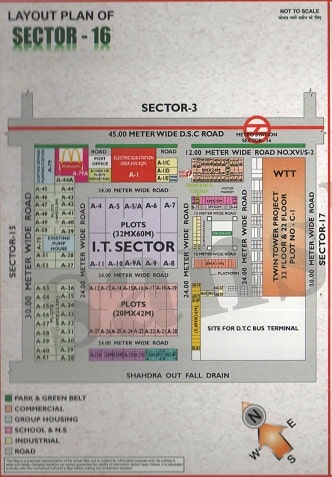 Sector-16,Noida Map