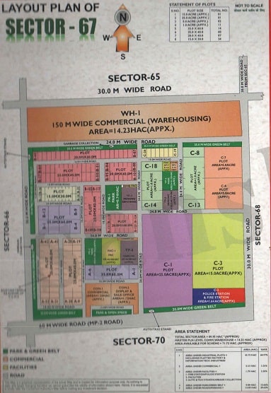 Sector-67 Noida Map
