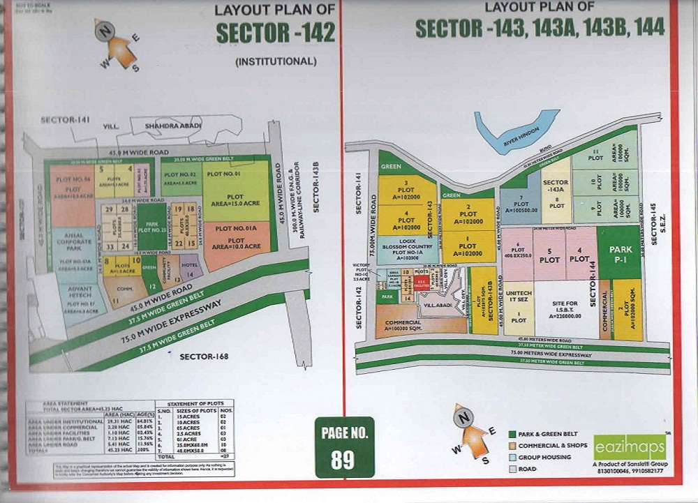 Sector-142 Noida Map