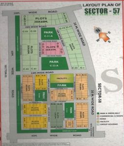 sector-57 Noida Map