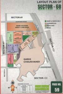 Sector-68 Noida Map